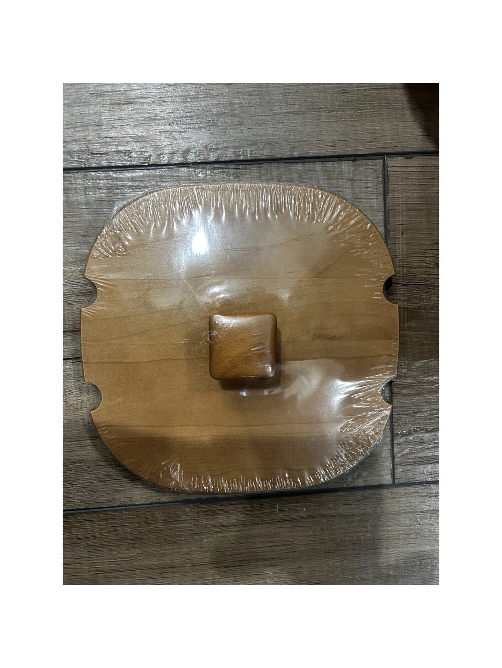 Longaberger Woodcrafts 2005 Tinsel Basket Tree trimming Lid 6-1/2” NEW
